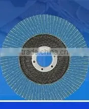 4 1/2" 115x22mm T27 aluminum oxide coated abrasive flap disc for Steel