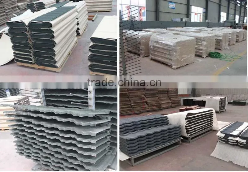 Trade assurance tuscan stone coated roof tiles,laying roof tiles