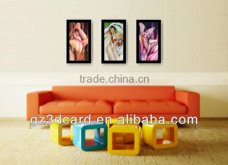3D desk photo frame with 3D lenticular photo
