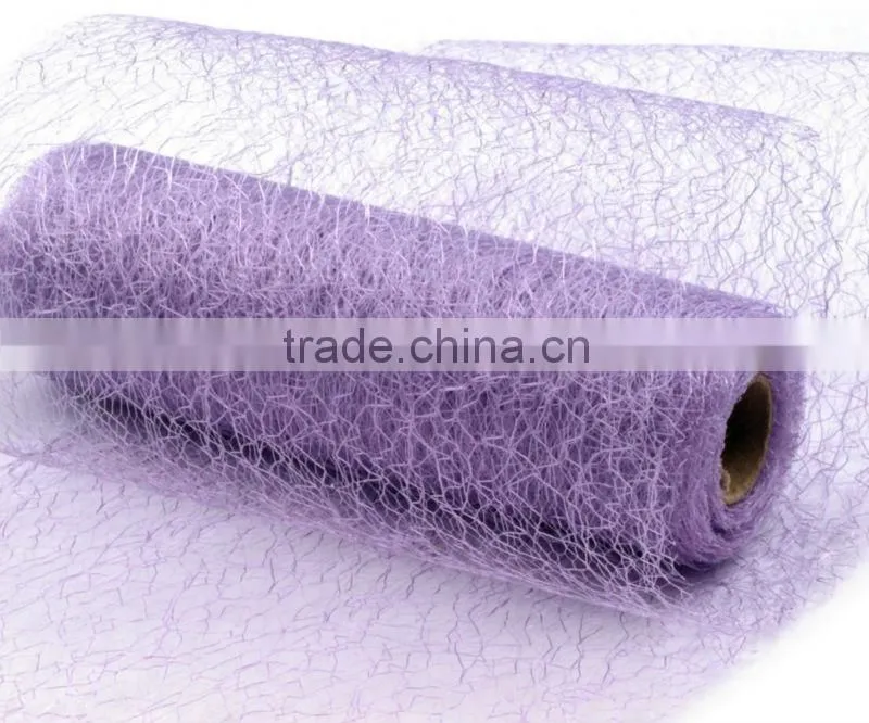 Decorative Fibre Net Roll for wrapping flowers and decorations