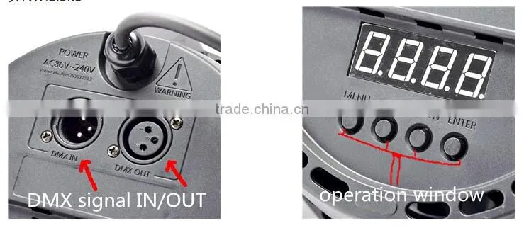 54*3W RGBW led party stage lighting stage par lighting guangzhou packing