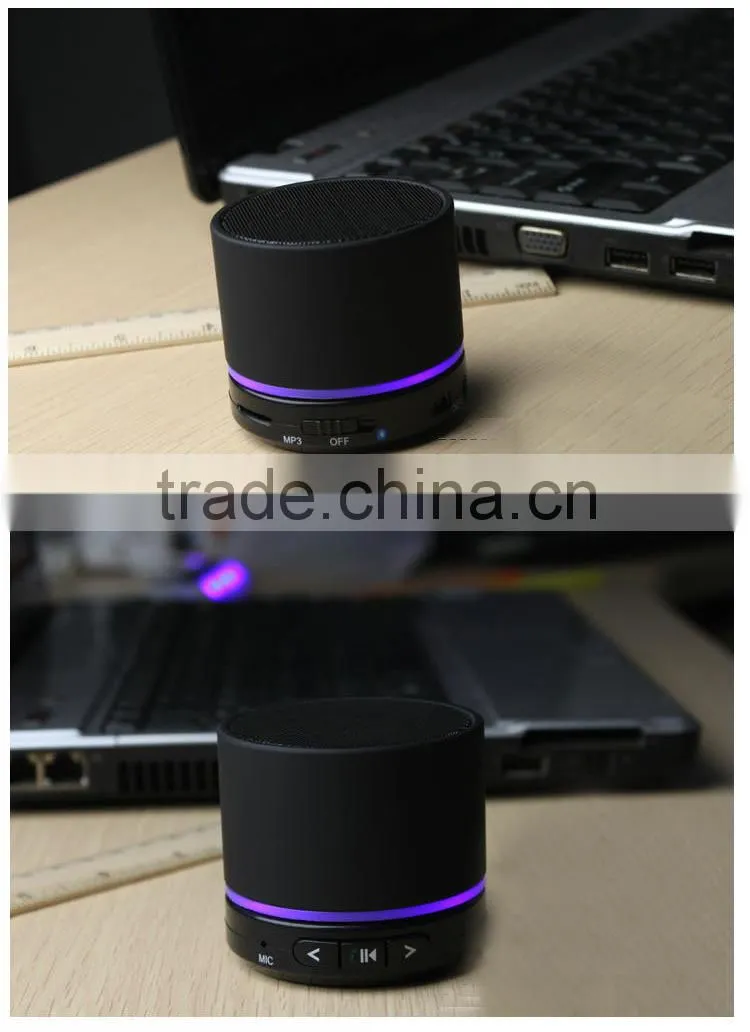 Cheap Portable S11 mini with hands free call mini round bluetooth speaker