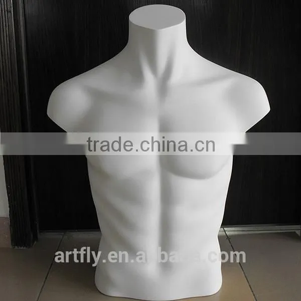 Fiberglass male torso for underware display