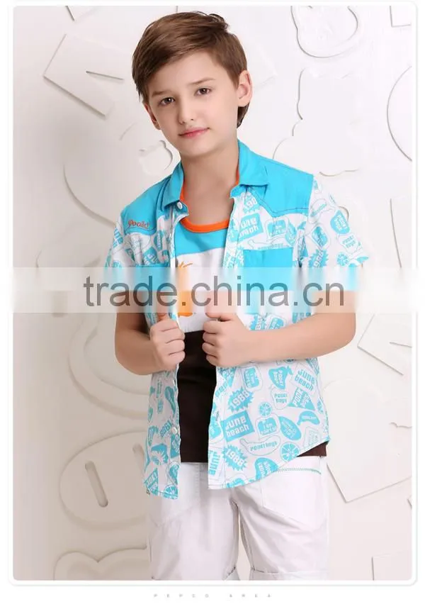 China supplier anti_shrink fabric beach shirts plain shirts for young man