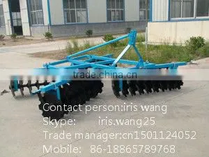 tractor mounted opposed 24 disc harrow