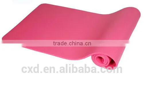 cheap price hot selling personalized NBR yoga mat 6mm thickness