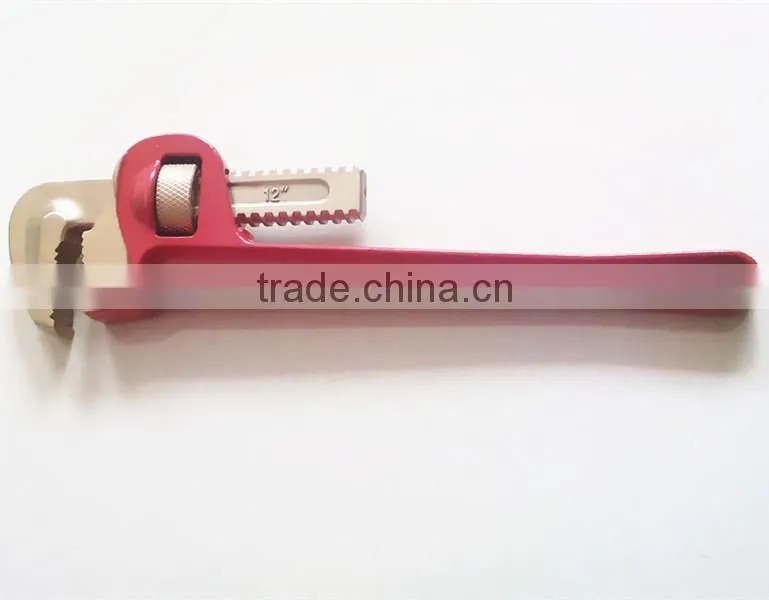 anti-spark hand tools aluminum bronze pipe wrench
