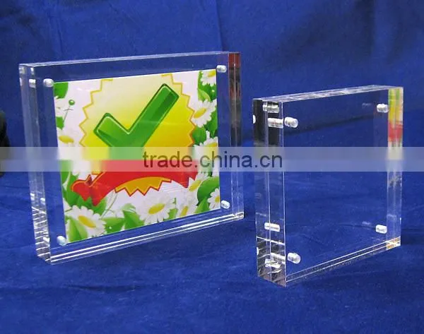 Manufacturing acrylic decorate wedding photo frame