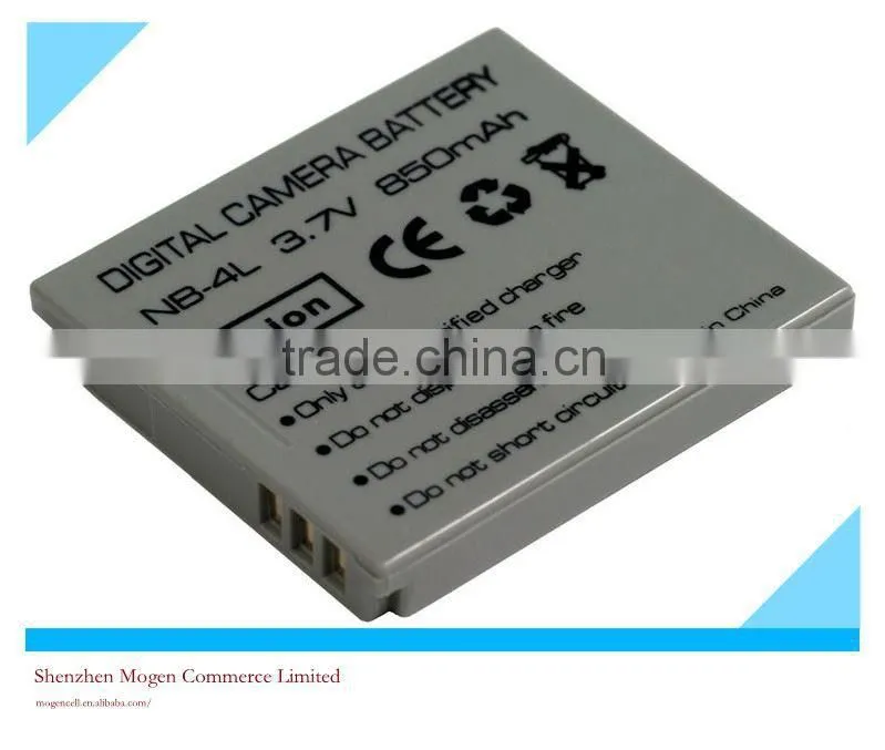hidden camera battery Digital camera battery for Canon NB4L compact camera bag