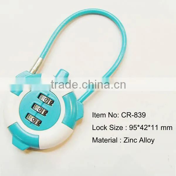Wholesale Mini 3 Digit Combination Luggage Bag Suitcase Security Code Lock CH-839