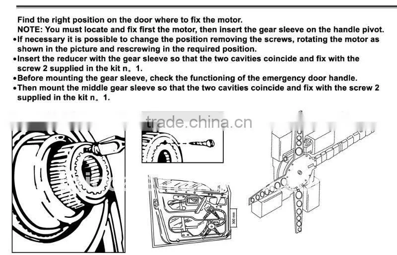 Universal Power window motor, power window control module, electric power window motor, electric car motor, 2windows, worn type