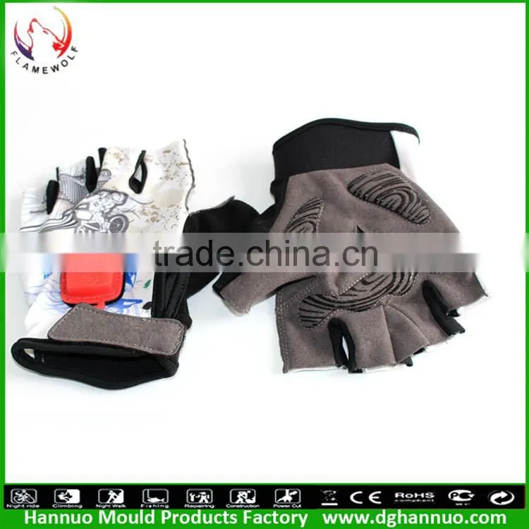 Factory Logo are supported bicycle gloves with lights
