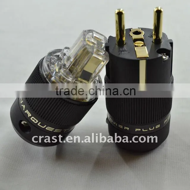 Audiocrast 24K Gold Plated SCHUKO Power Connector