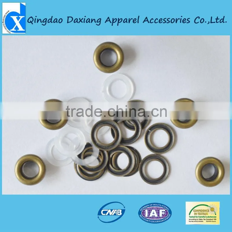 High quality Fancy antique sliver Round Metal Eyelets shoe eyelet