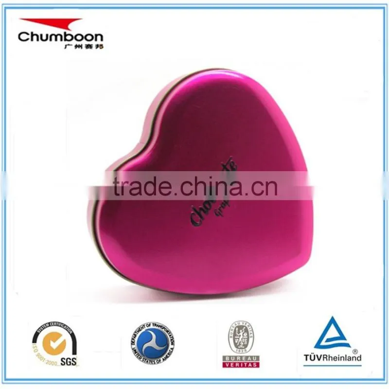 Heart shaped candy tins chocolate gift tin box