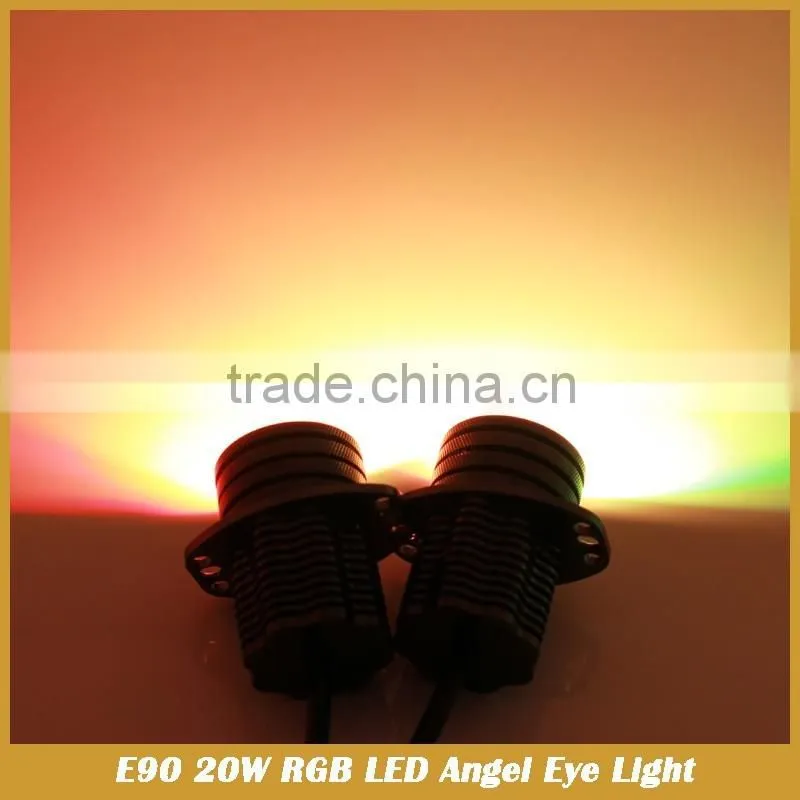 E90 20W RGB remote Multi-Color LED Angel Eyes Kit for E90 2006-2008 E60