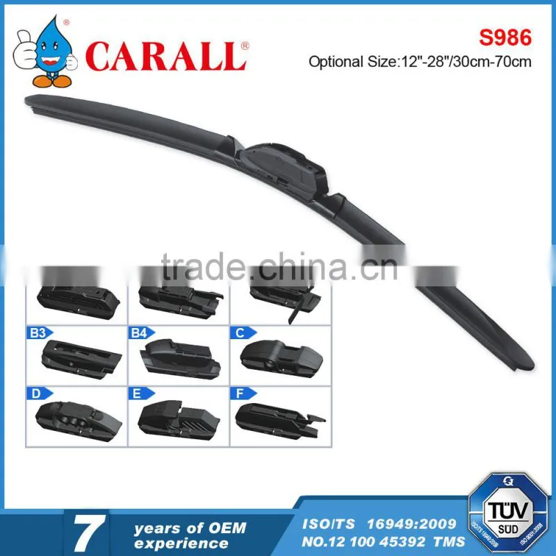 TS16949 Audited Japanese car accessories wiper blade tuv certifications