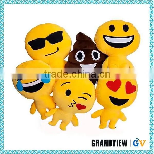 Fashinable Plush Pillow Emoji /Top Quality PP Cotton Soft Emoji Doll For Kid