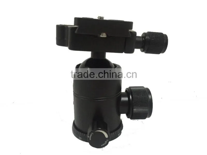 DS009-1H new adjustable aluminum alloy ball head for tripod and monopod