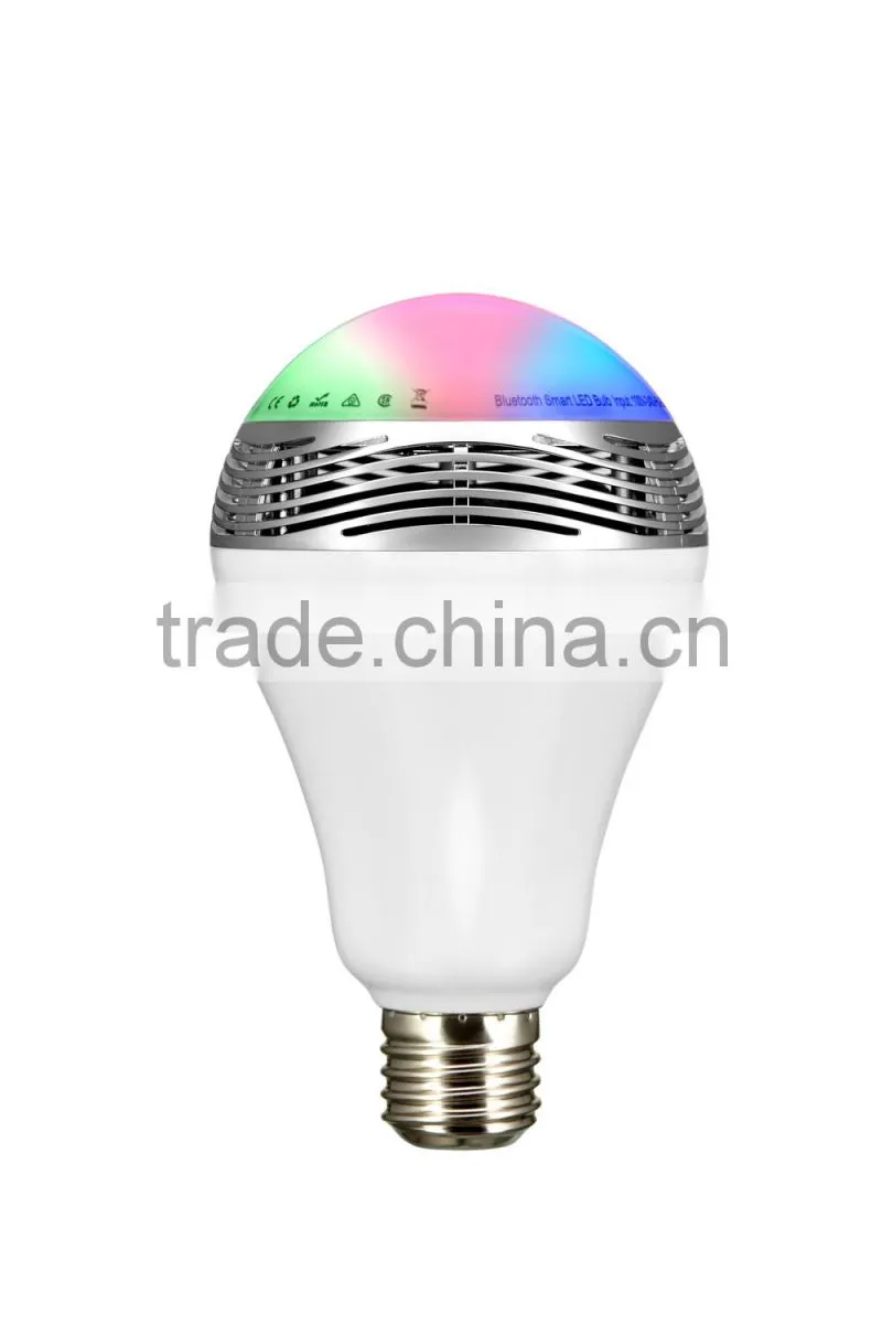 E27 Bluetooth LED Bulb with Speaker