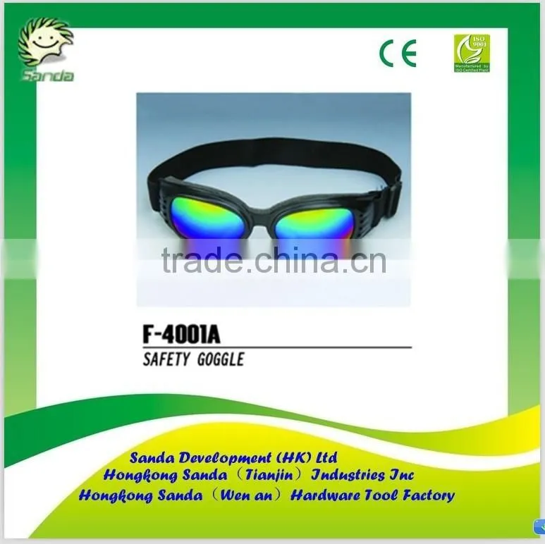 CE approved uv protection safety goggles
