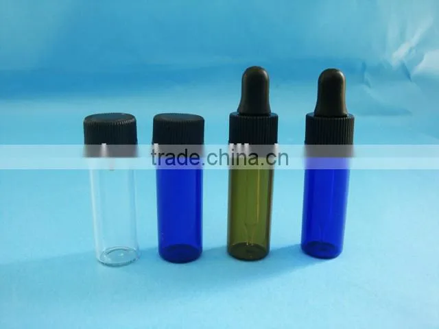 10ml glass roll-on bottle, glass tube-type bottle, glass roll-on bottle with aluminum cap