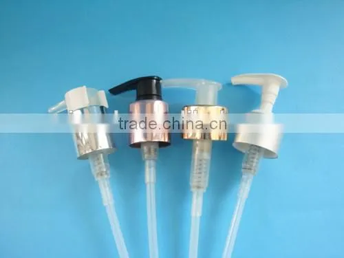 plastic lotion pump, plastic dispenser pump for cosmetic bottle