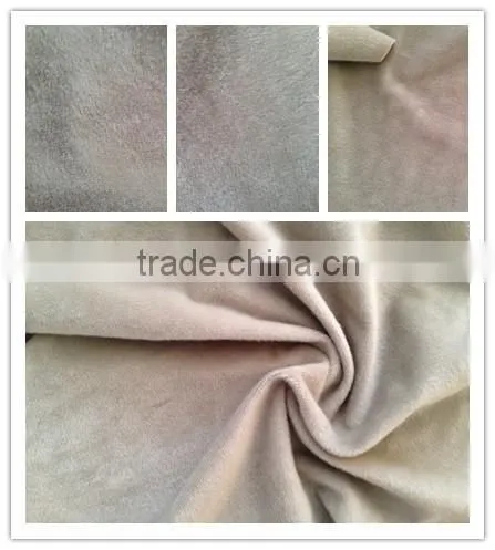 Tricot loop velvet fabric/velour fabric for sofas and toys