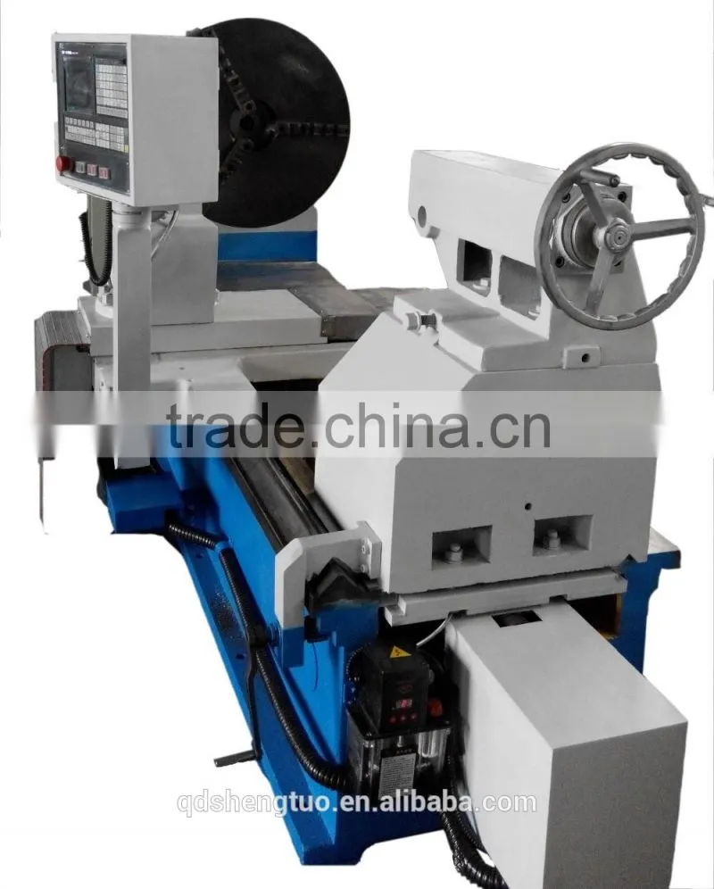 Industries Processing Flange Tire Moulds Diameter 1.3m Landing Lathe