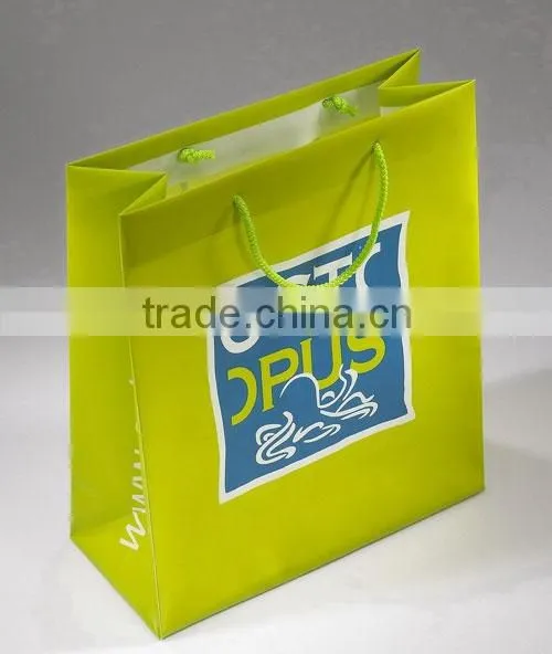 HDPE Rope handle carrier bag
