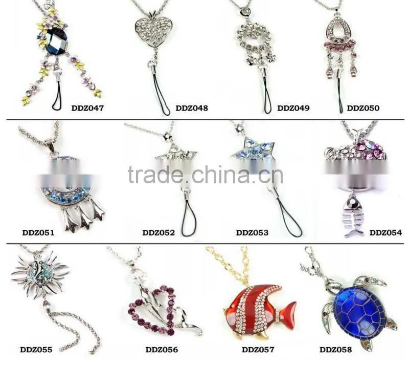 2012 Fashion Imitation Jewelry Blue Rhinestone Crystal Necklace,Rhinestone Necklace