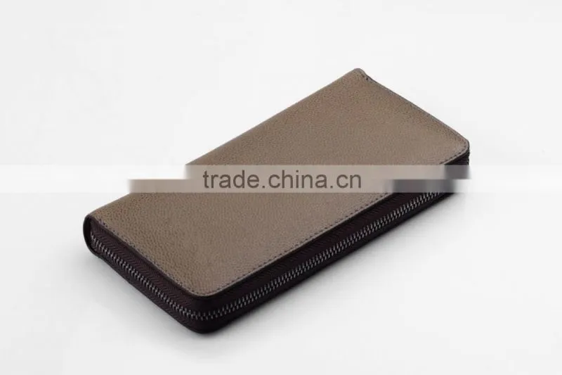 2016 factory wholesale wallet simple design leather wallet Mens long wallet