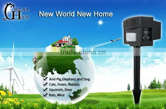 PIR Ultrasonic Animal Chaser GH-326