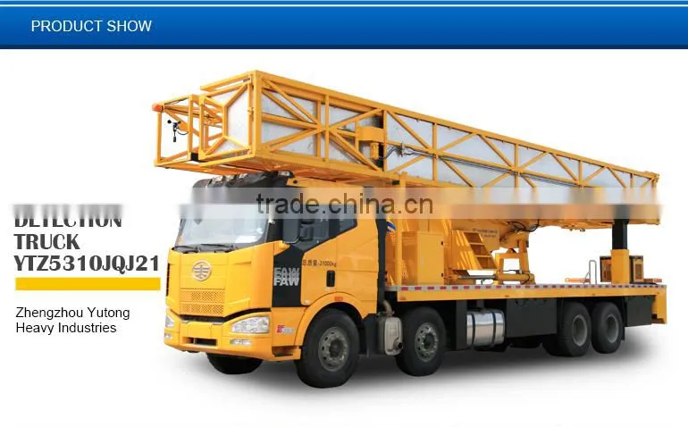 Yutong bridge detection truck 8300mm