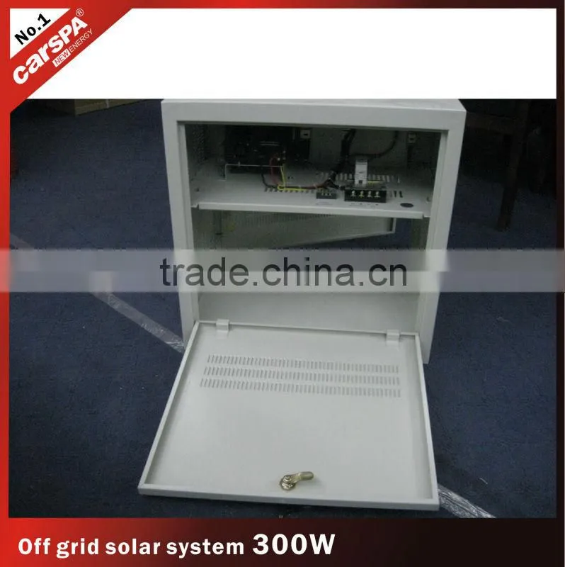 300W DC/AC solar power supply system,off grid solar system for home