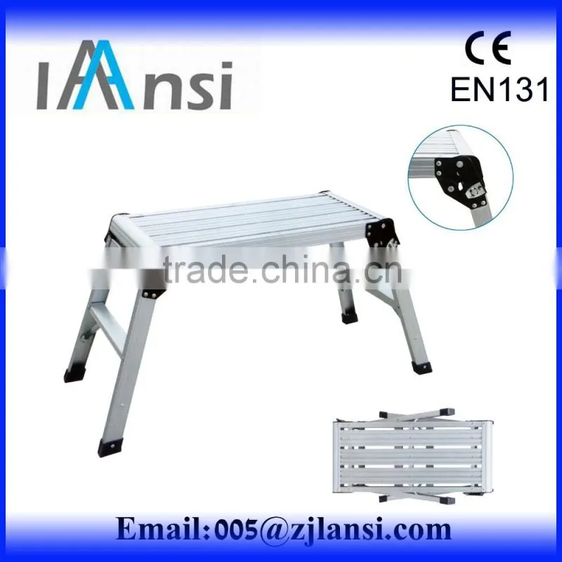 Portable light weight easy to carry and set up working platform ladder