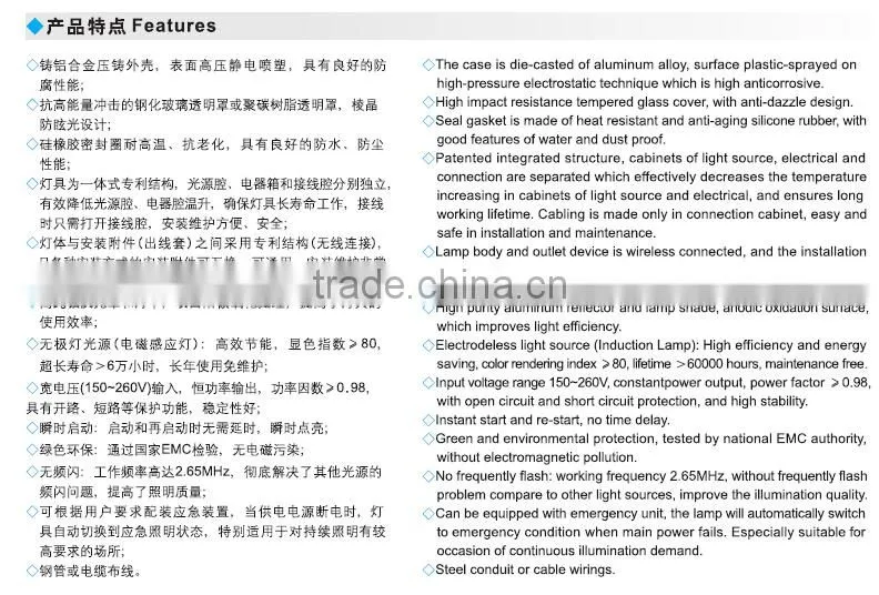BAD85 explosion proof flat desk lamp 220V 30W-120W