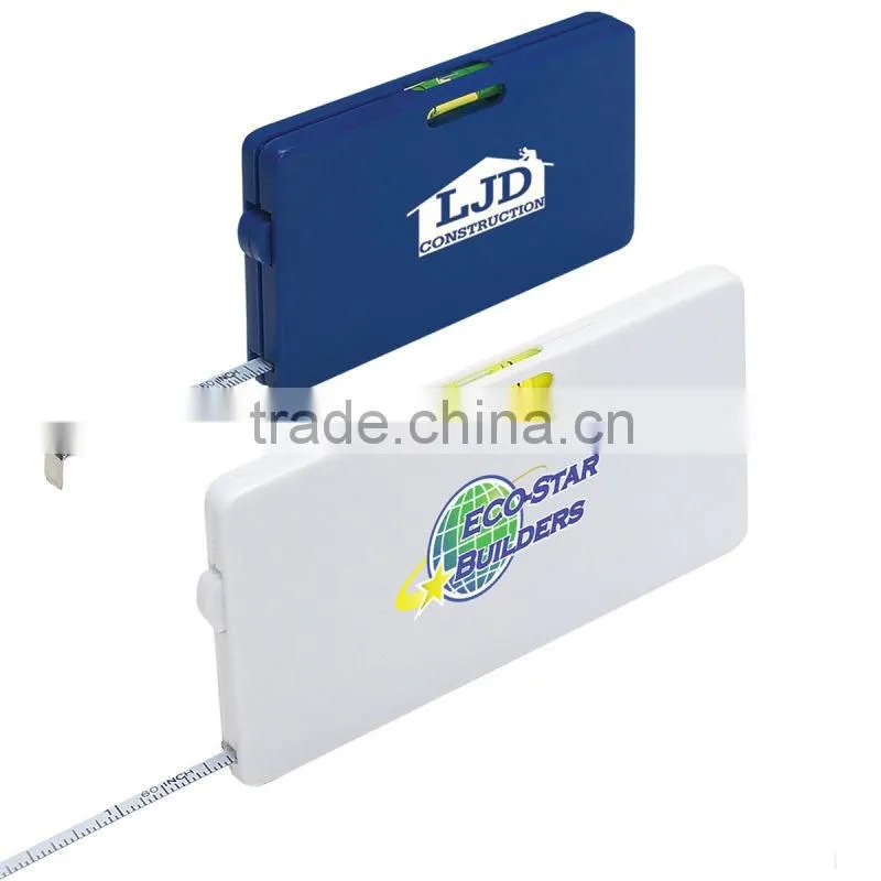 Rectangular Tape Measure With Level