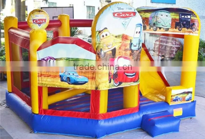 Best quality inflatable car combo /mini combo jumper/combo and obstacle