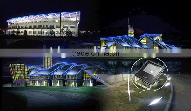Promotion!! black ALuminum IP65 super bright outdoor led flood light 100w Meanwell driver