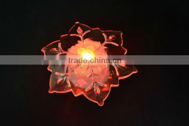 Battery opreated mini led light for family decoration with flower led lamp
