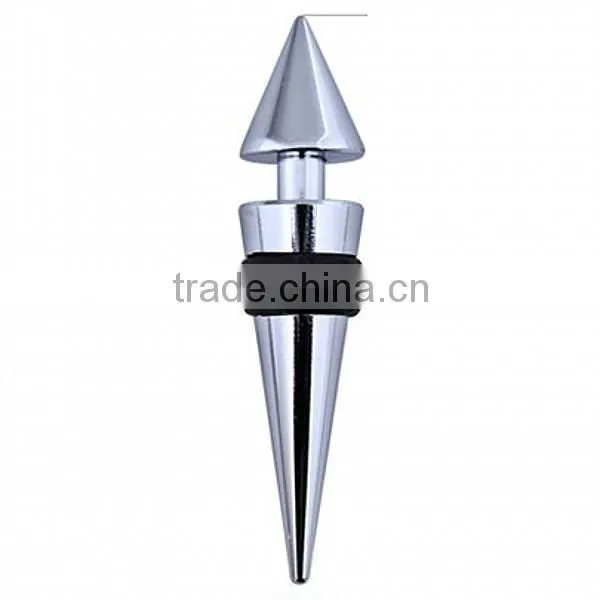 Laser metal funny wine stoppers, custom wine bottle man stopper
