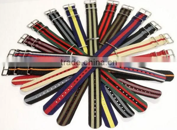 China watch factory dongguan custom various color nato straps
