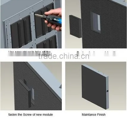 outdoor P8 DIP stadium led screen stage media TV led screen
