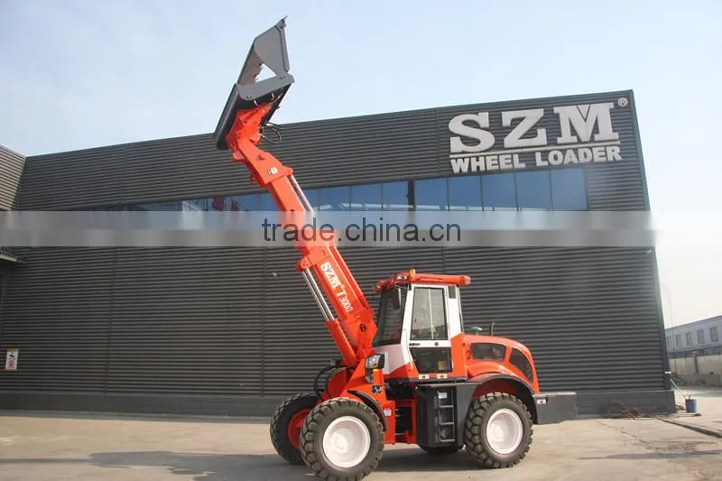SZM T3000 Telescopic boom wheel loader with 4.5m dumping height