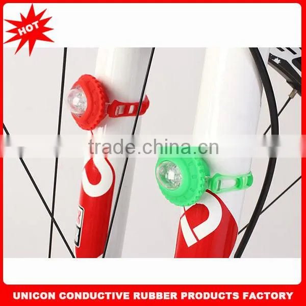 New arrival personalized funny silicone led bicycle light