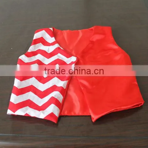 NEW big zig zag cotton cevron baby vest,baby waistcoat chevron printed