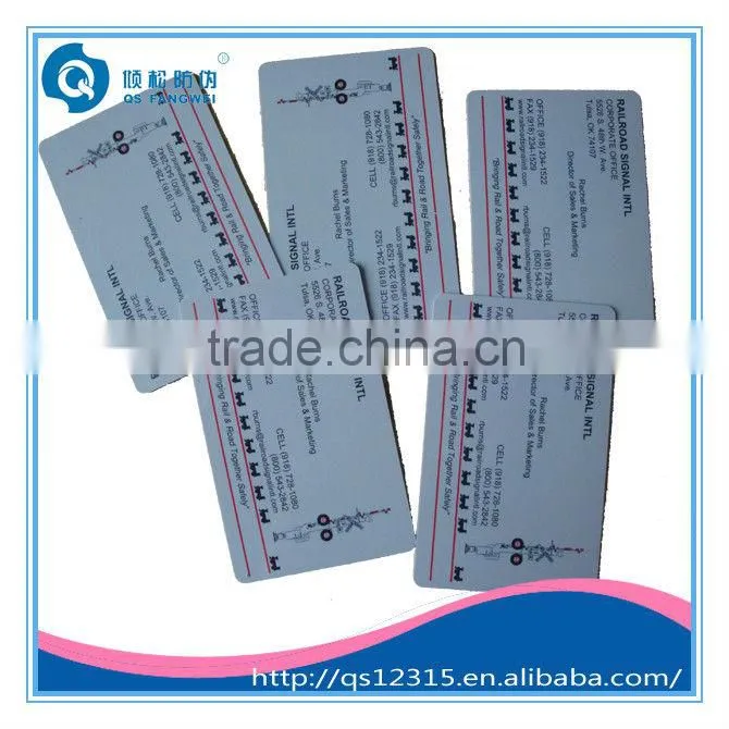 environmental protection PVC business card