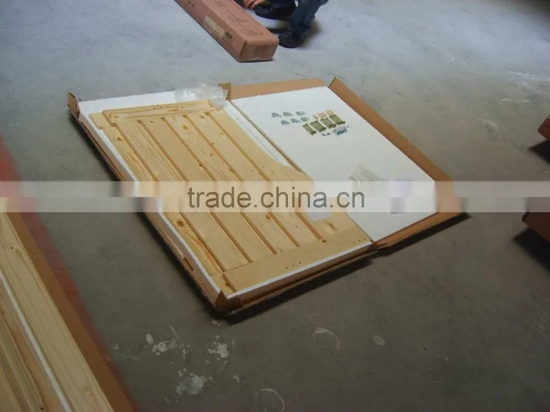 Modern quality solid pine wood box bed designs for sofa bed