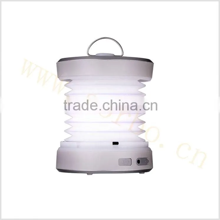 Wholesale Electronic Folding LED Camping Lantern with Hand Crank Cell Phone Charger